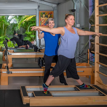 clinical Pilates improves balance